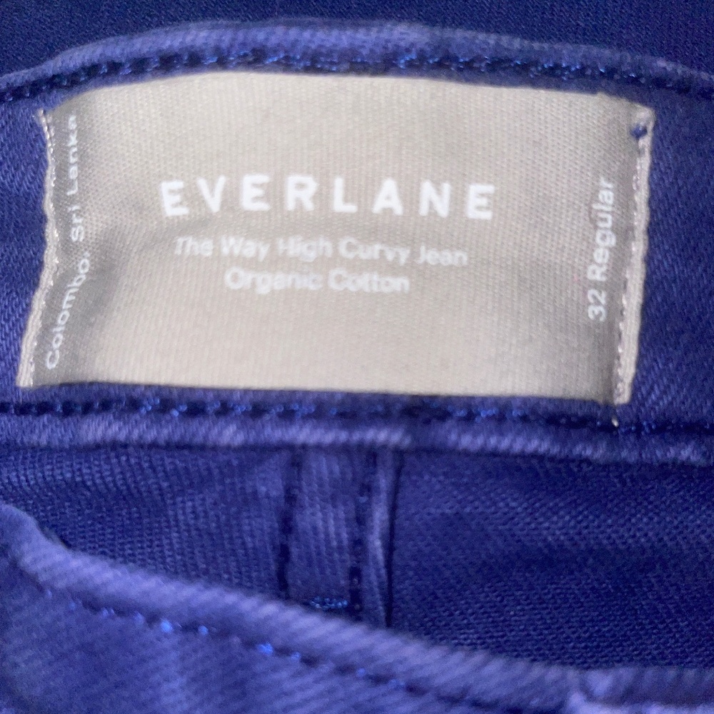 Everlane 32 Regular Blue Jeans 99% Organic Cotton-Used